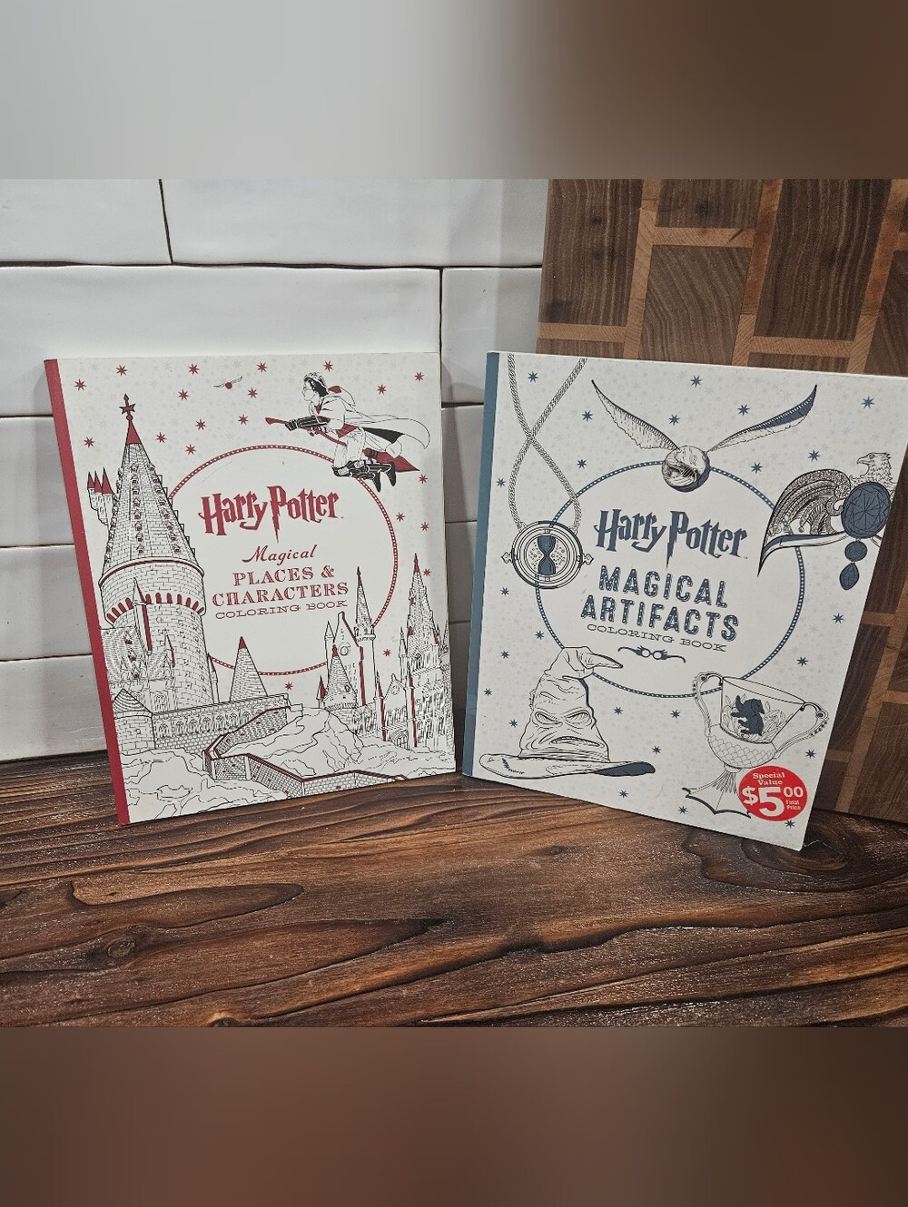 Harry Potter Magical Places & Characters & Magical Artifacts Adult Coloring Book